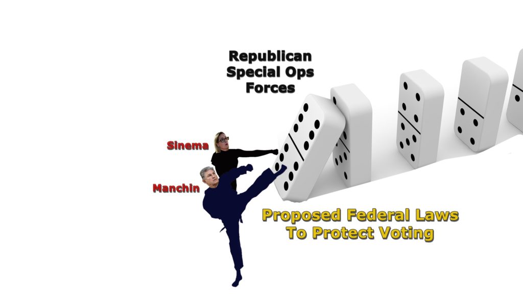 Sinema, Manchin, Special Forces operatives, Republicans