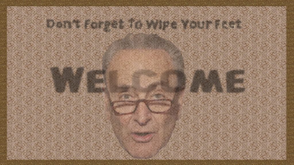 Schumer, Sinema, doormat, McConnell