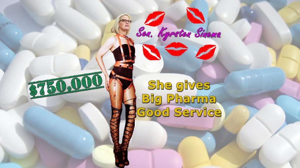 Sinema, drug prices, campaign contributions