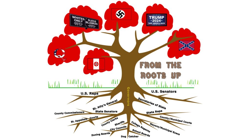 tree roots, Republican strategy, local government control