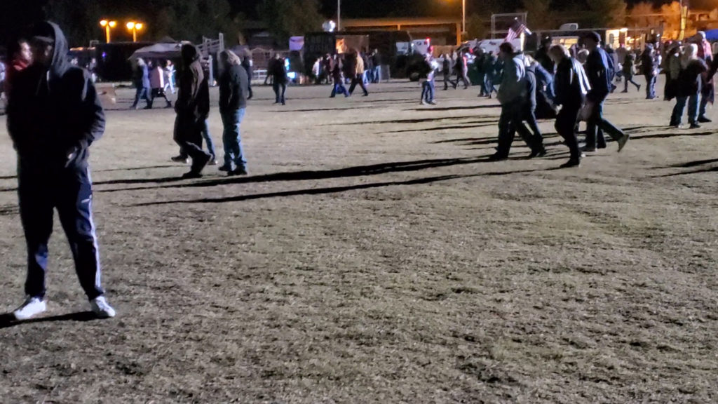 Rally exits, Trump supporters, Florence, Arizona