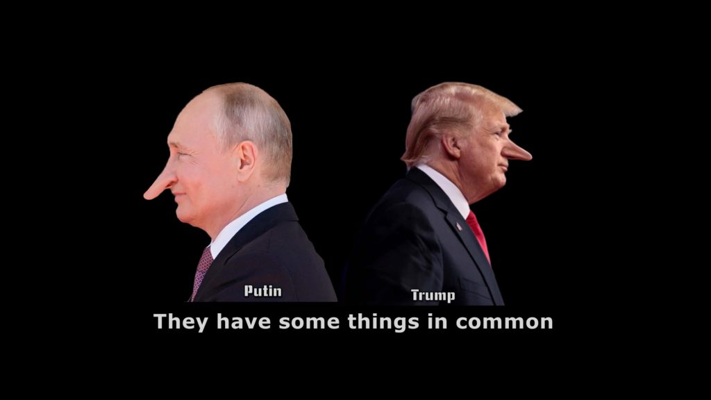 Putin, Trump, lying