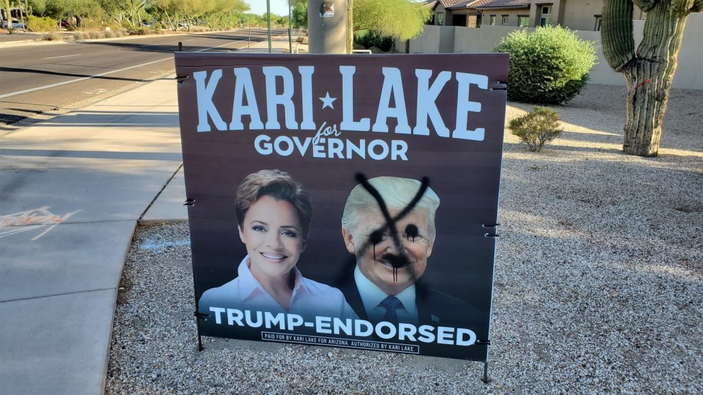 Kari Lake, Donald Trump, Adolf Hitler