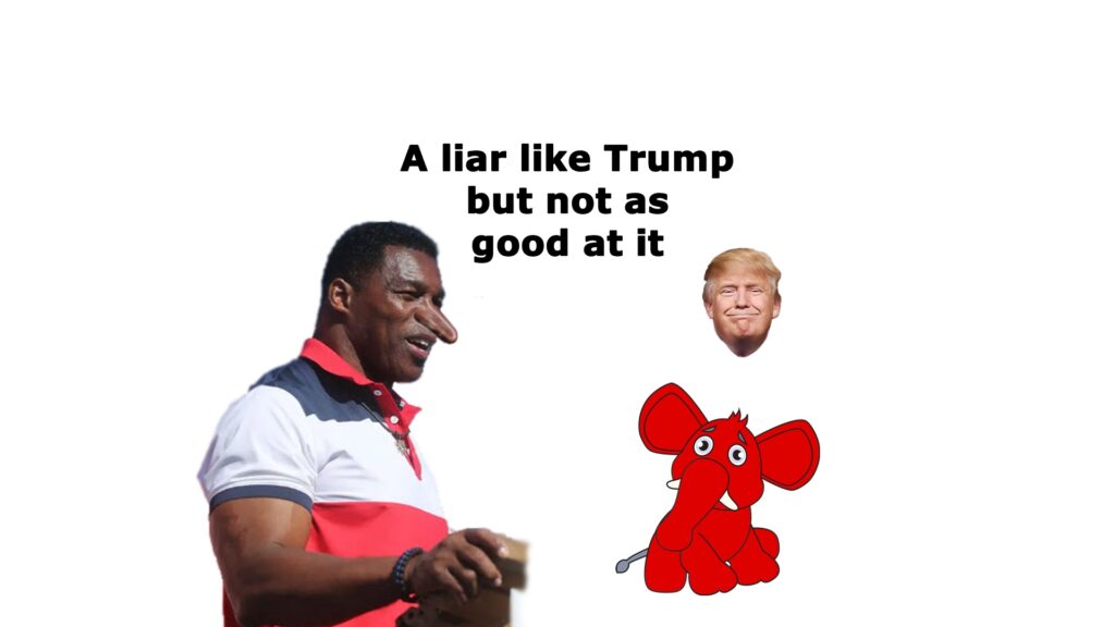 Liar, Herschel Walker, Pinocchio, Georgia, mid-term elections