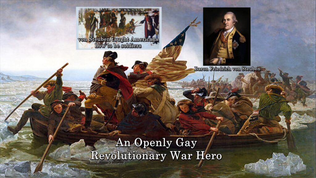 American Revolutionary War, Friedrich von Steuben, U.S. Army, gay officer
