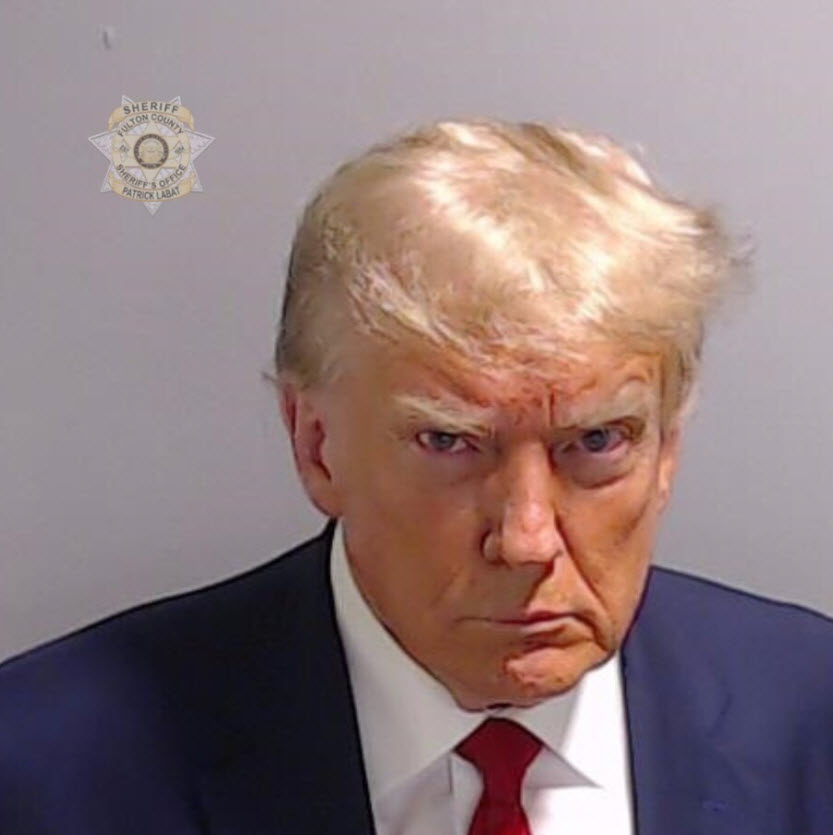 Trump, mug shot, suspect, crime