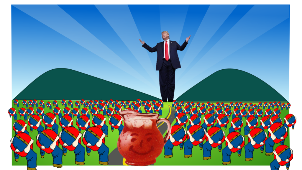 Donald Trump, cult, Kool-Aid drinkers, brain-washed