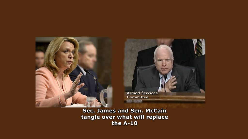 John McCain, Senate Armed Services Committee, A-10 hearing, Air Force Secretary Deborah Lee James