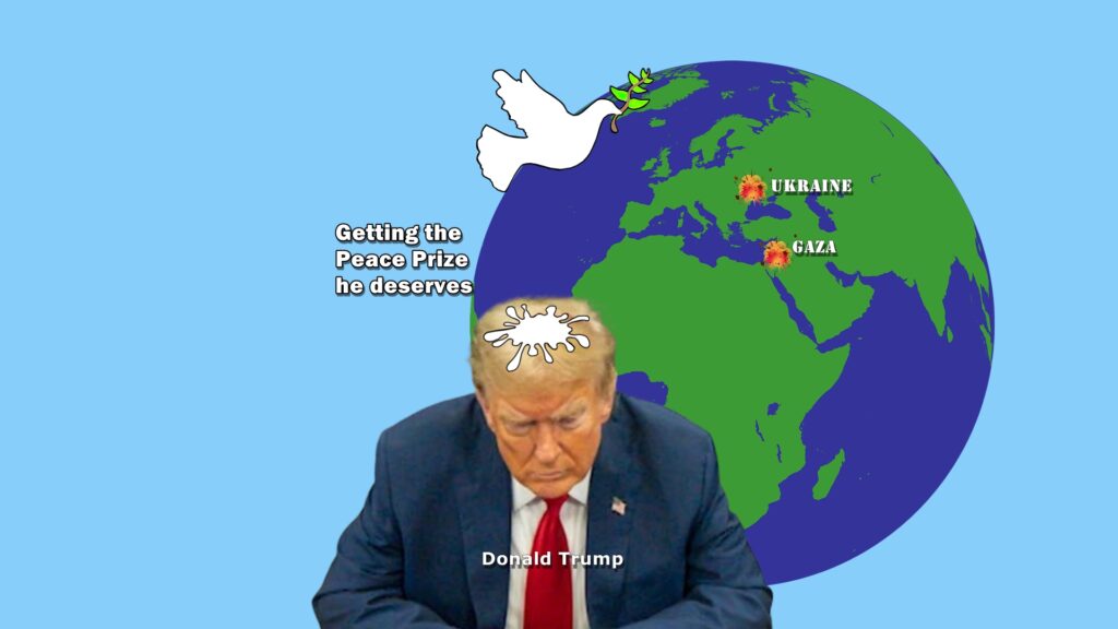 Trump, peace, Nobel, dove, Ukraine, Gaza, Putin, Netanyahu