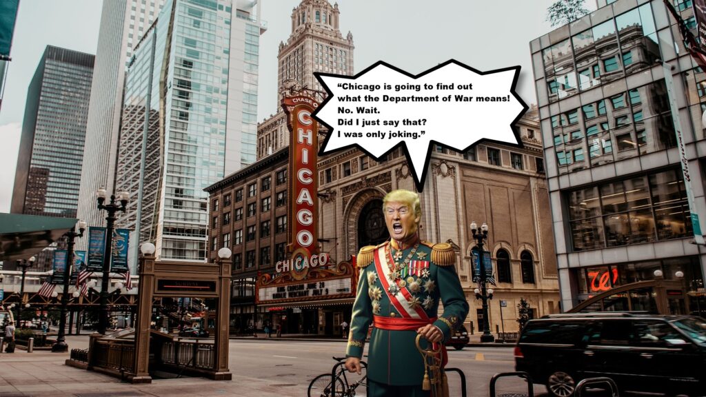 Trump, Chicago, war, black-rule, crime, dictator, racism