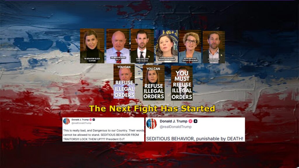 Democrats, military, orders, refusal, Trump, sedition, death