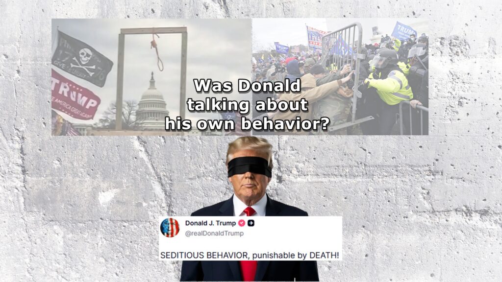 Trump, sedition, death, penalty, Democrats, military, orders, January6th