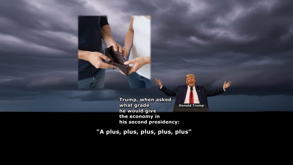 Economy, grade, Trump, affordability, Aplus, voters, consumers, consequences, trariffs