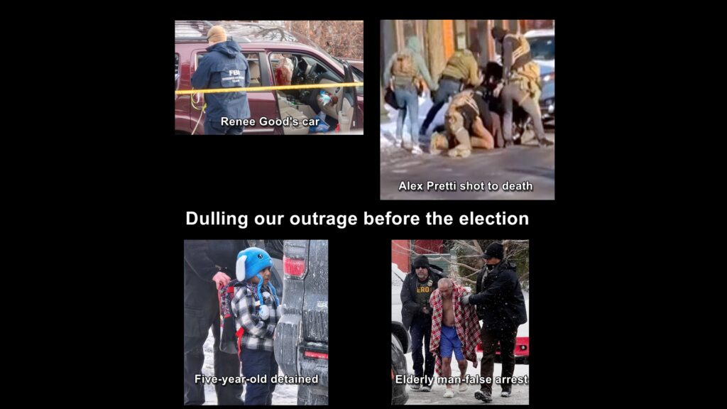 ICE is conducting a terror campaign to create chaos in cities before the November election.