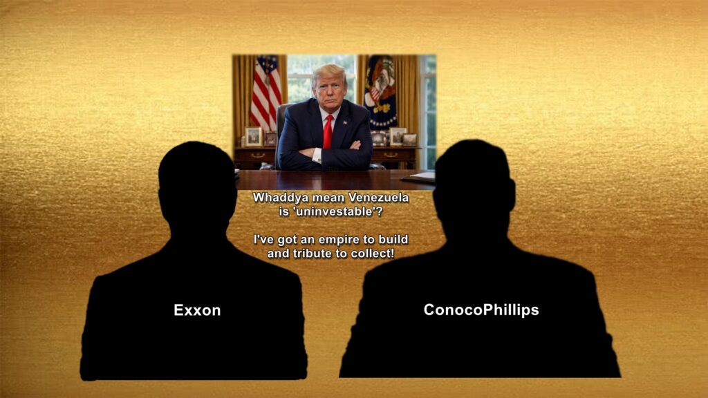 Trump, oil, Venezuela, executives, uninvestable, kickbacks