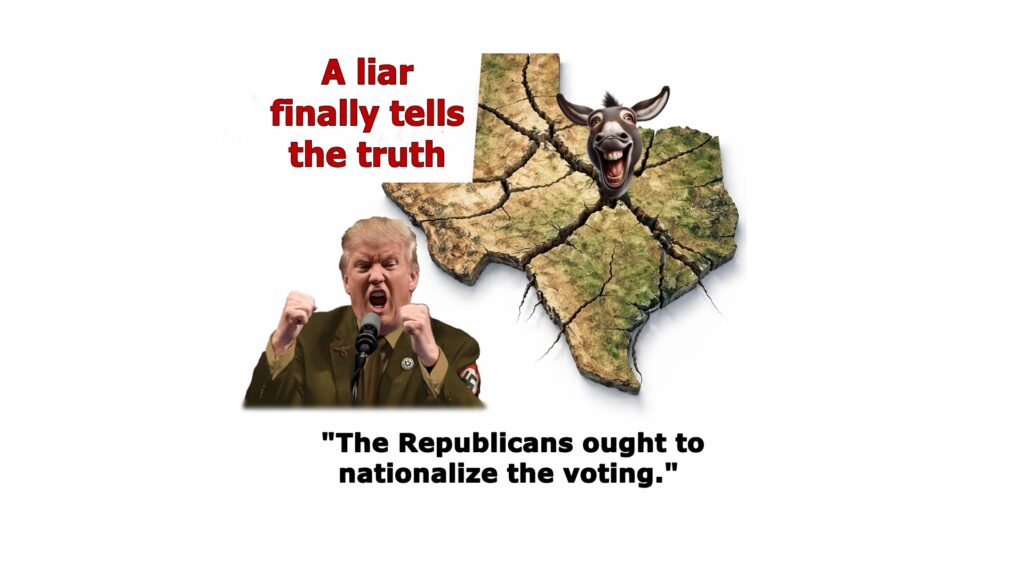 Trump's call for Republicans to nationalize the elections proves what many have feared.