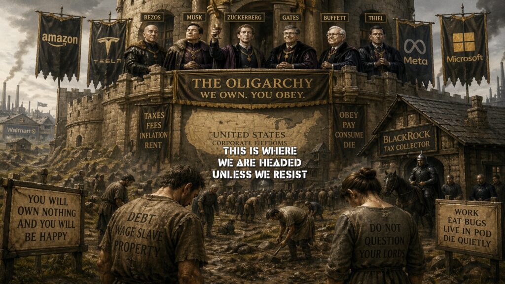 America's billionaires intend to replace democracy with a plutocratic oligarchy: absolute rule by a wealthy elite.