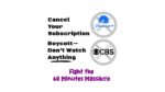 Trump’s billionaire plutocrats are buying the news media so they can suppress facts and truth toward a dictatorship. Fight back. Start by canceling Paramount +. Boycott CBS—totally. Make this a costly failure and financial disaster.