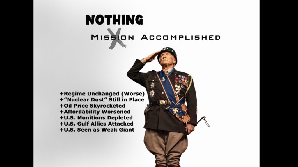 Thousands died, billions of dollars were spent, but in the end, Trump's war against Iran accomplished-nothing.