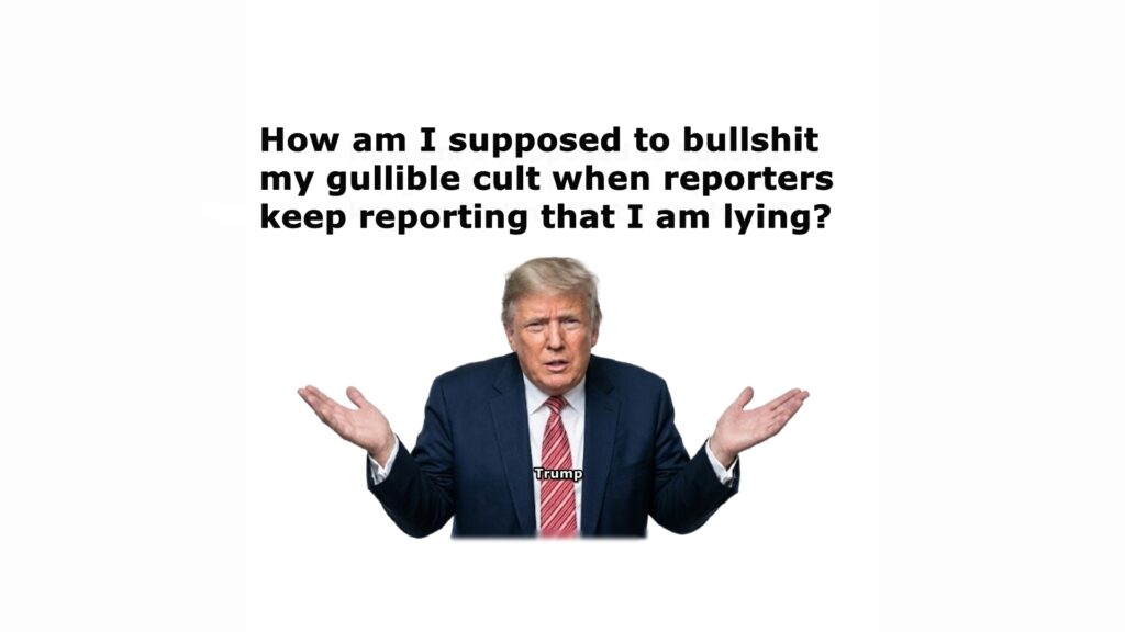 With rapidly falling polls, Donald Trump is trying to punish the news media for telling the truth about his failures. Ultimately, he will lose this battle, too.
