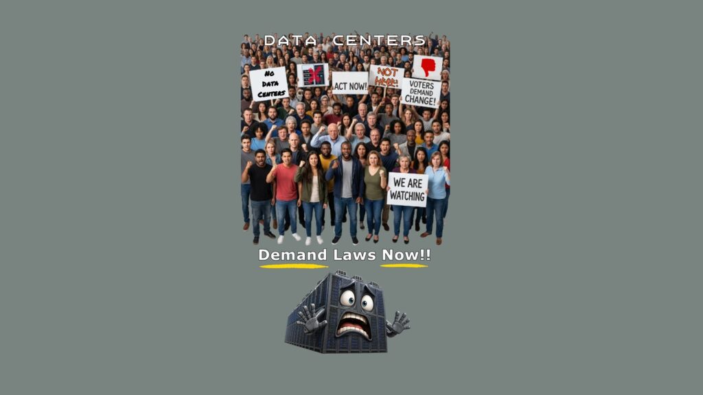 Through nondisclosure agreements Data Centers are sneaking into communities and straining the local infrastructure without paying for it. Demand laws and regs Now.