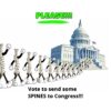 The vast majority of Americans believe change is needed in Congress. We should begin by voting to send backbones to Washington—politicians willing and ready to stand up to Trump's monarchy ambitions. That eliminates most Republicans on the ballot.