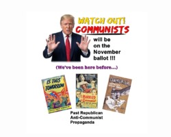 Years ago, scare tactics about the Communist Menace enabled Republicans to whip up national hysteria. The GOP looks like they dusting off an old tactic for the November elections.