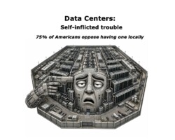 Data Centers are electricity and water hogs and their operators try to set up shop in secret and let the community pay for their resource usage. Little wonder 75% of Americans don't want them in their back yard.
