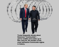 Donald Trump is punishing South Korea for refusing to aid his foolish war with Iran by reducing U.S. military exercises with one of the strongest democracies and U.S. allies in the Pacific. It's a gift to North Korea's Communist dictator, Kim Jong Un.
