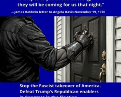 If neo-Fascist Trumpism survives the November election, expect vindictiveness on a national scale. Protect yourself and your community by ridding Congress of his Republican enablers. Don’t underestimate the power of your vote.